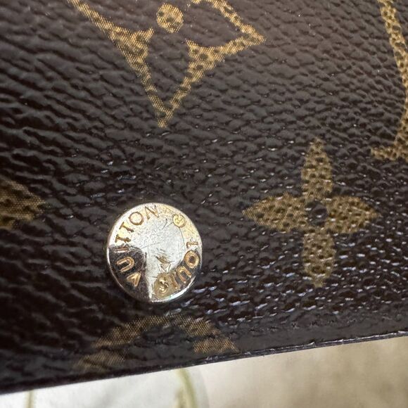 Louis Vuitton Portefeuille Sarah Monogram Long Wallet Brown Authentic with Chain - Picture 11 of 15